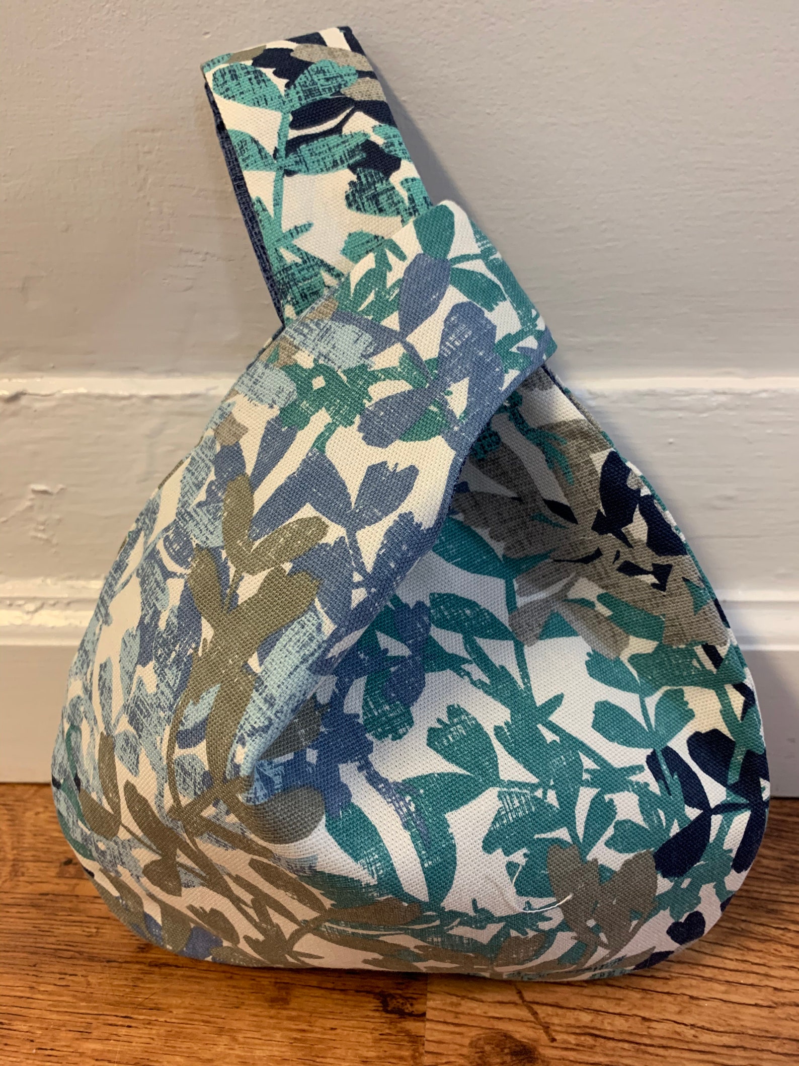 Handmade Small Japanese Knot Bag Knot Bag Wrist Bag Gift Etsy