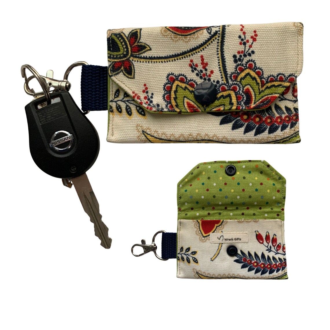 Handmade Keychain Wallet Keychain Wallet for Women Gift for Etsy