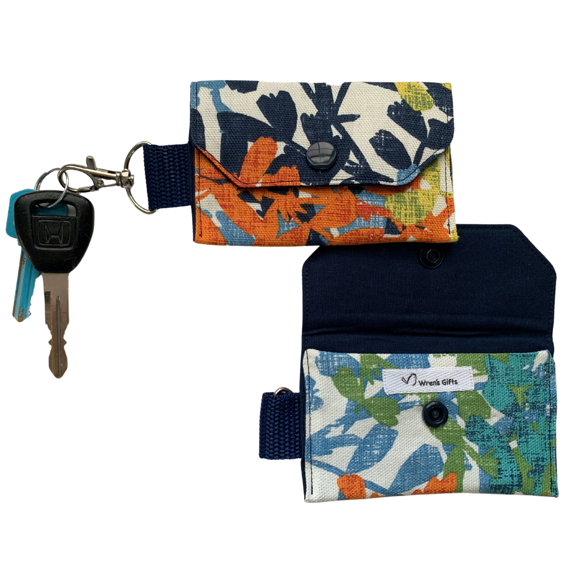 Handmade Keychain Wallet Keychain Wallet for Women Gift for Etsy