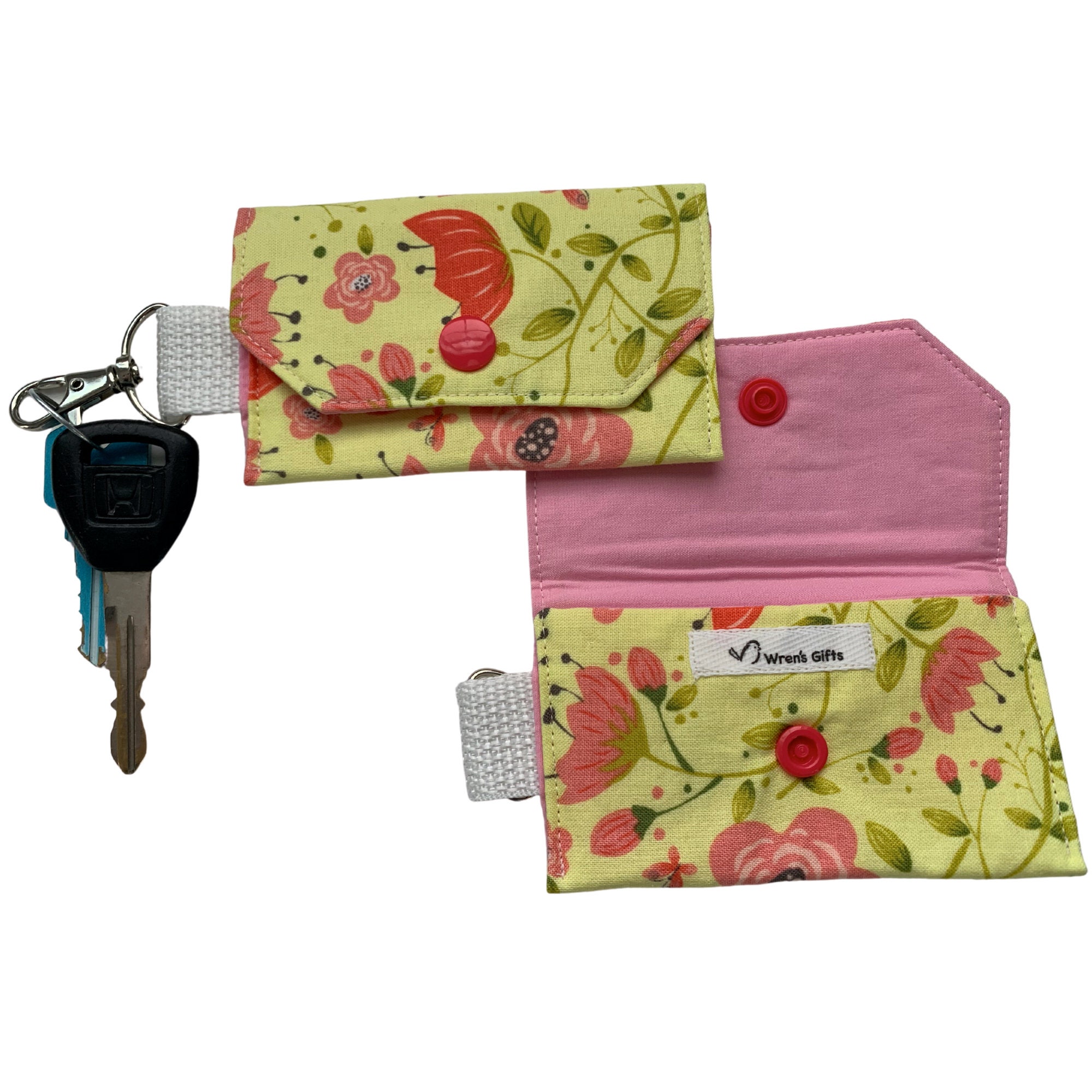 Handmade Keychain Wallet Keychain Wallet for Women Gift for Etsy