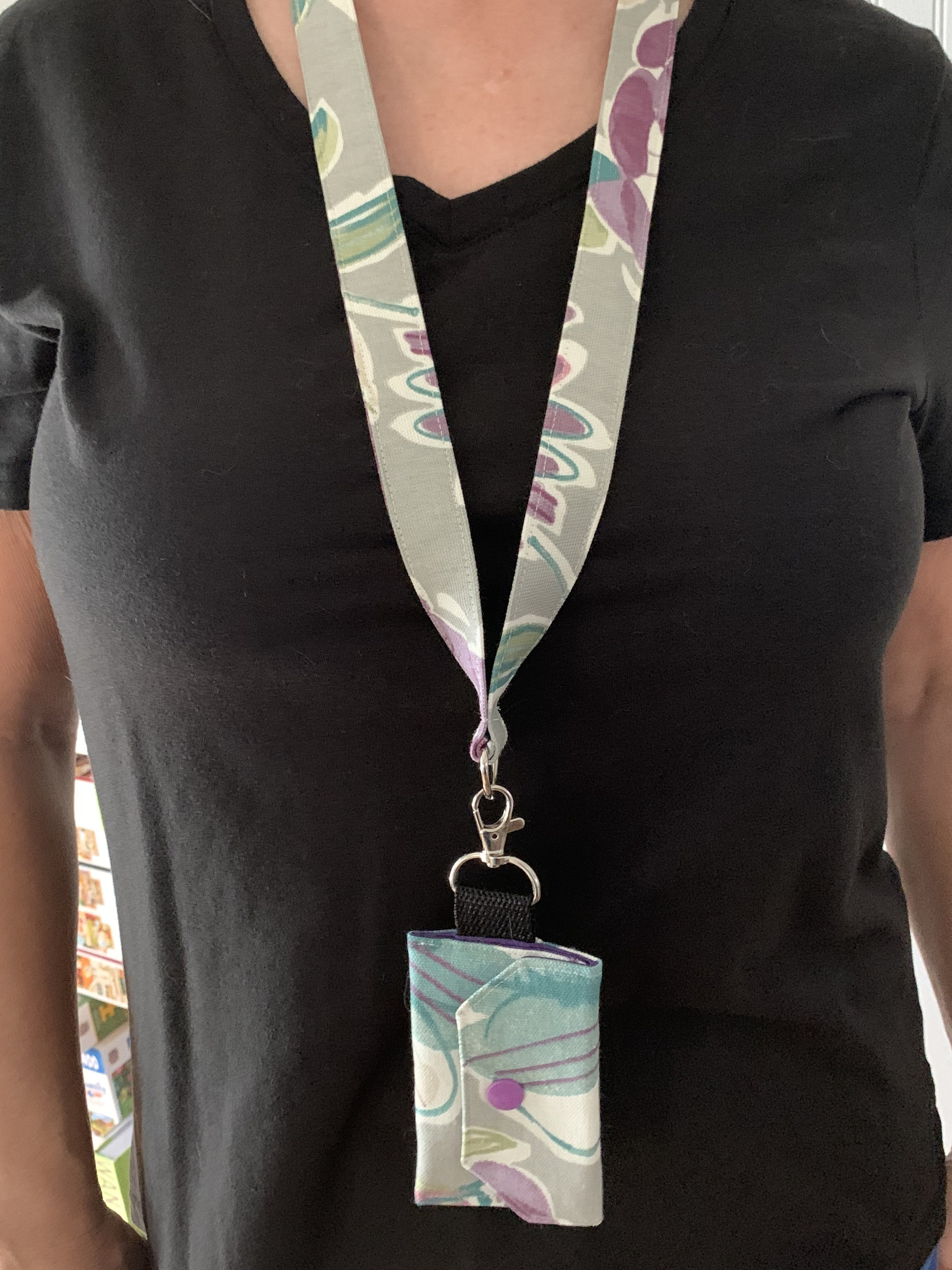 Colorful Keychain Wallet with Lanyard Credit Card Wallet for Etsy