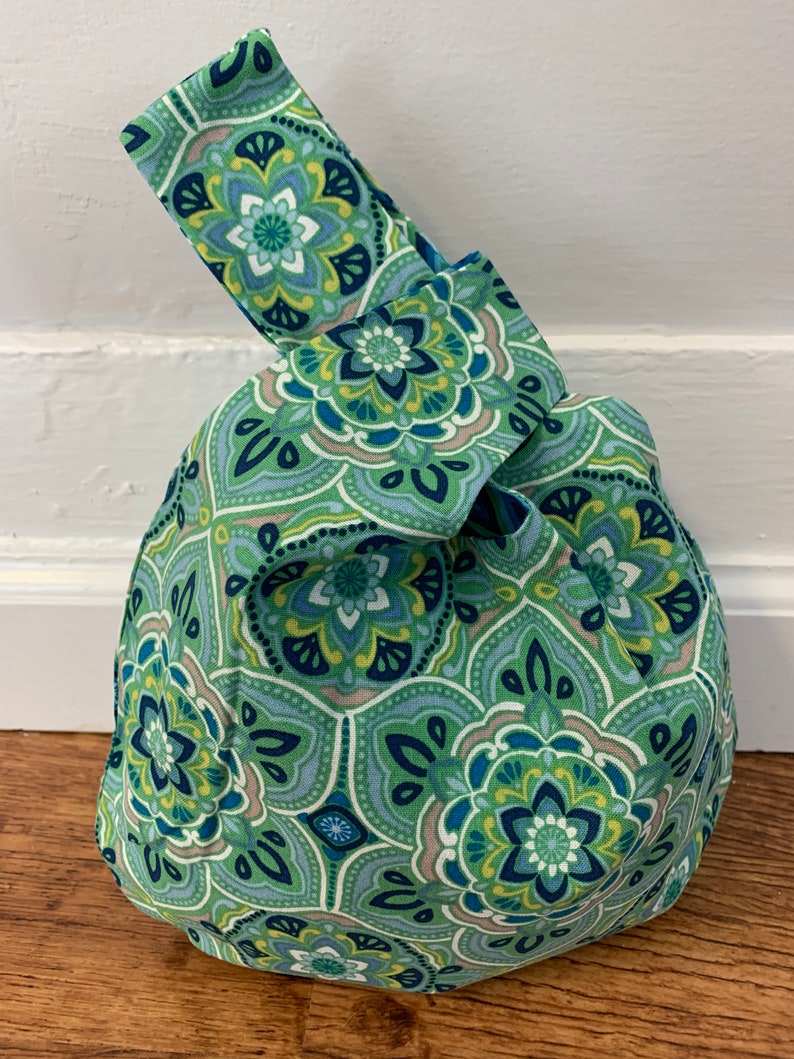 Handmade Small Japanese Knot Bag Knot Bag Wrist Bag Gift Etsy