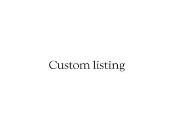 Custom listing for Jodie Hurd