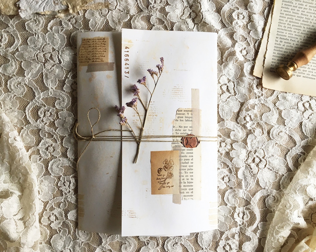 Stationery Papers, Stationery Set, Handmade Stationery Bundle, Junk