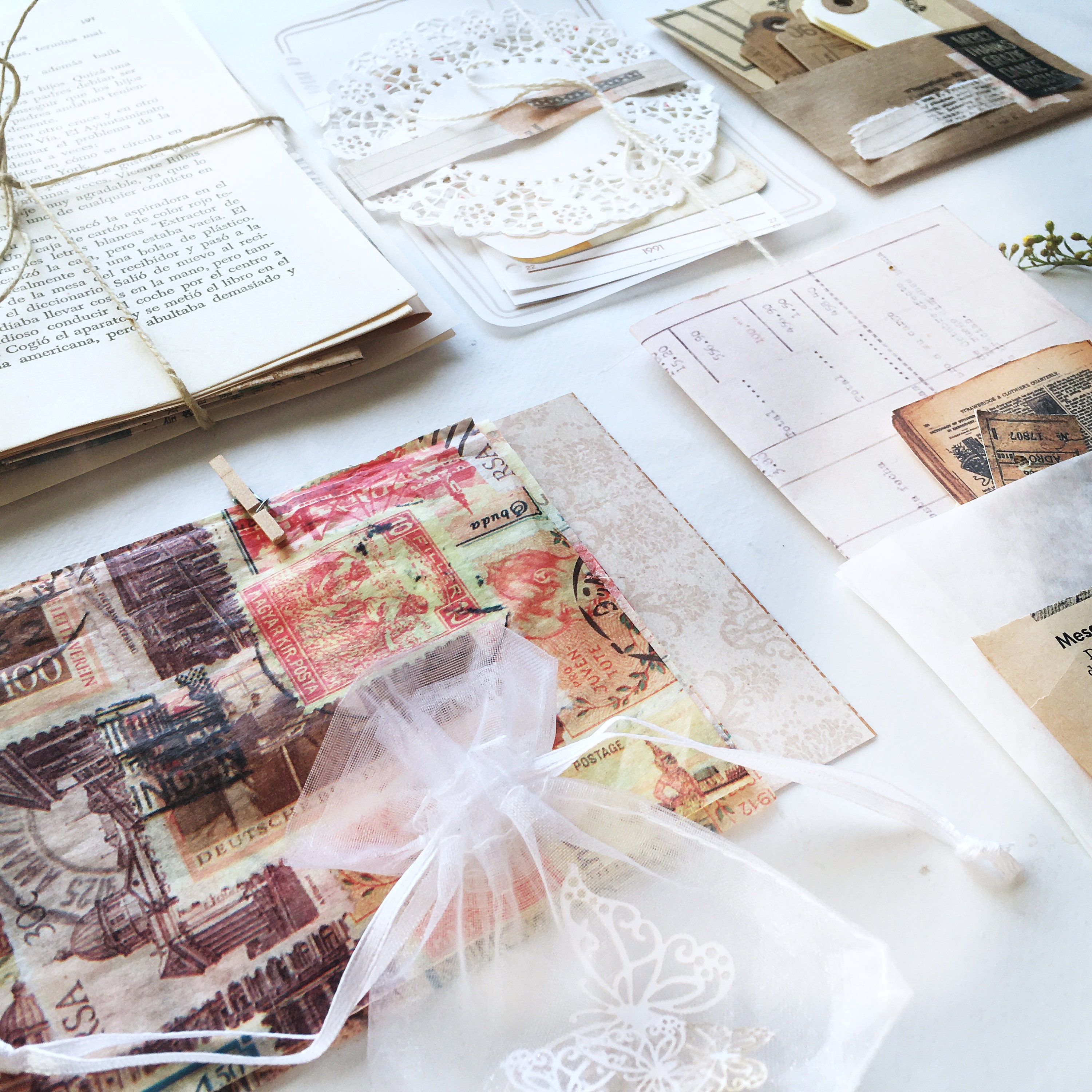 Stationery Box Stationery Set Handmade Stationery Bundle Etsy