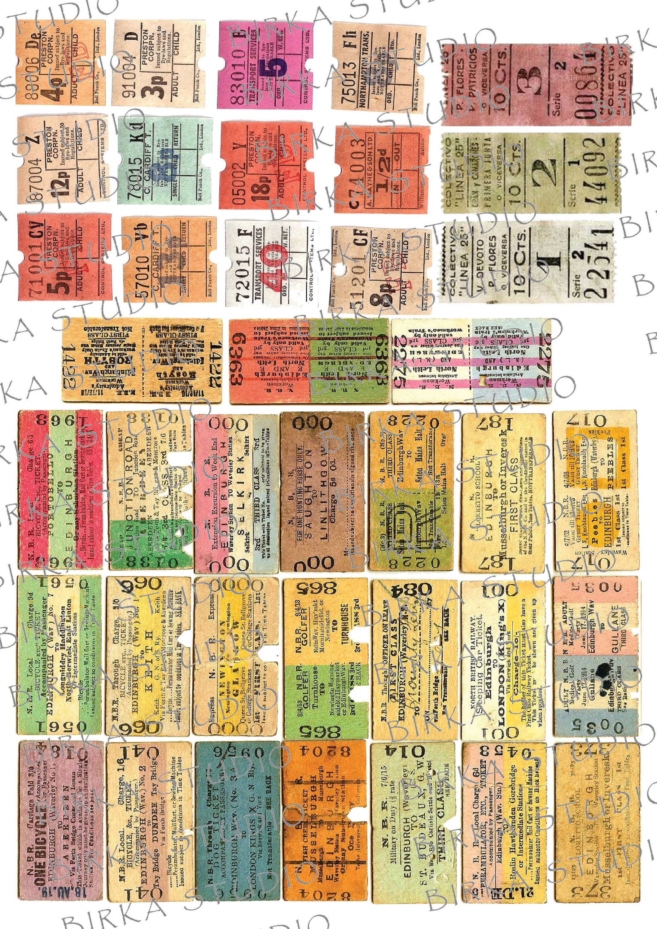 Digital Vintage Stationary, Personalized Vintage Stationery Ephemera