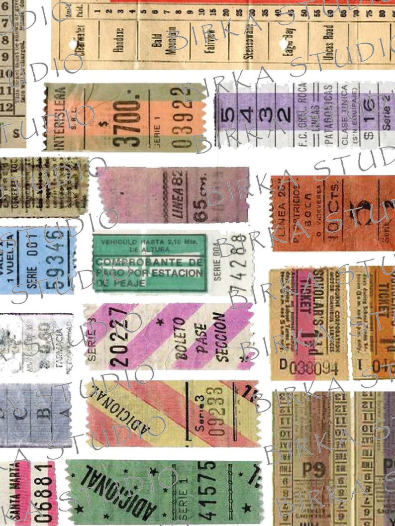 Digital Vintage Stationary, Personalized Vintage Stationery Ephemera