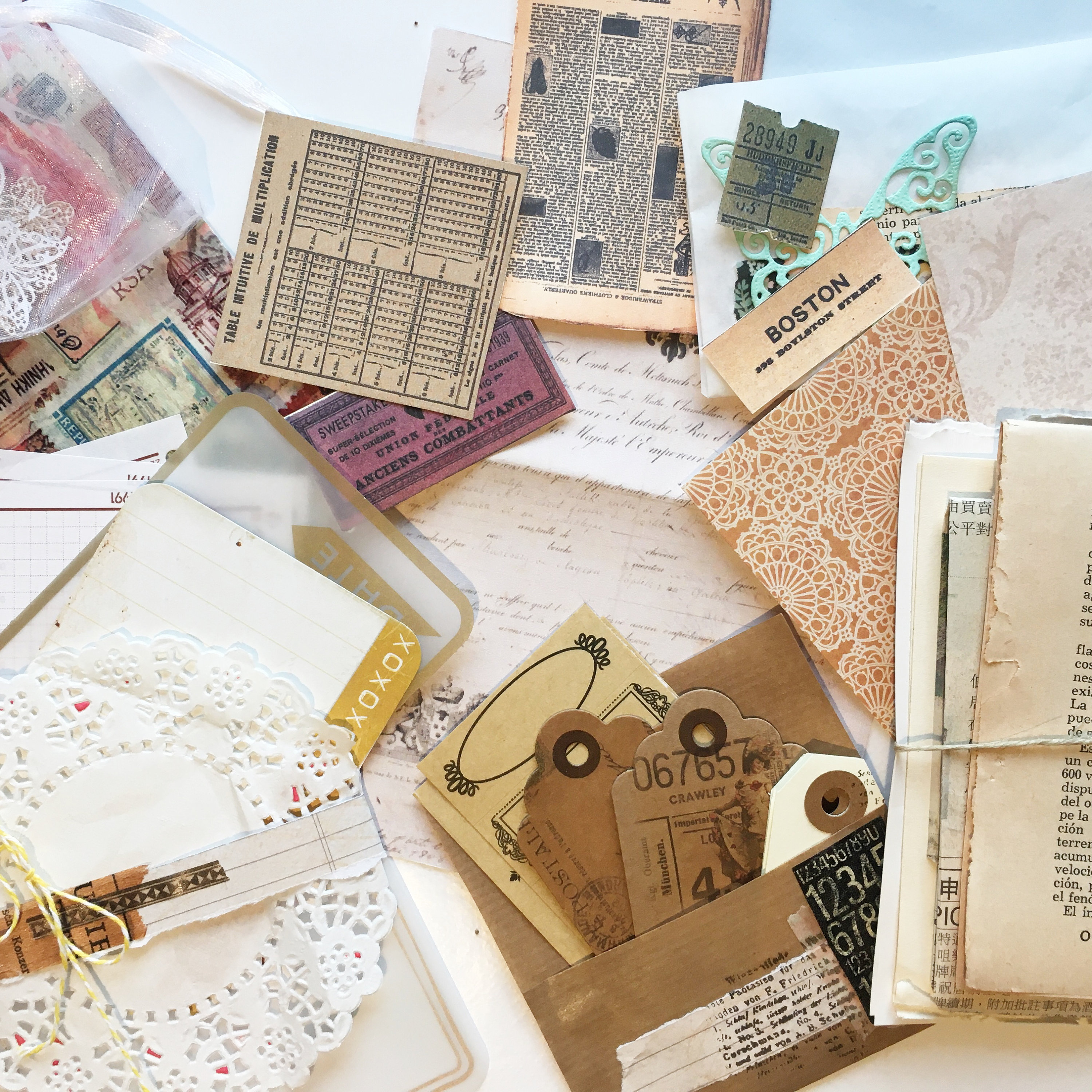 Stationery Box Stationery Set Handmade Stationery Bundle Etsy