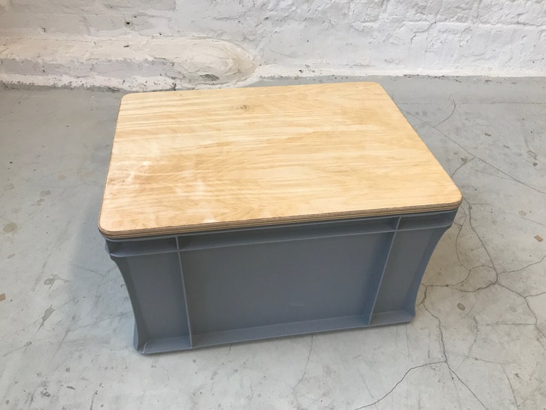 Eurobox Deckel Aus Birke Multiplex - Passgenau Für 60x40 & 40x30cm Boxen