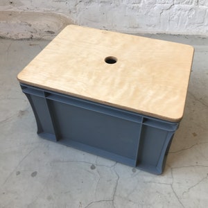 Folding table/stool small lid for Eurobox 40x30x37cm image 2