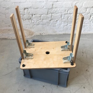 Folding table/stool small lid for Eurobox 40x30x37cm image 5