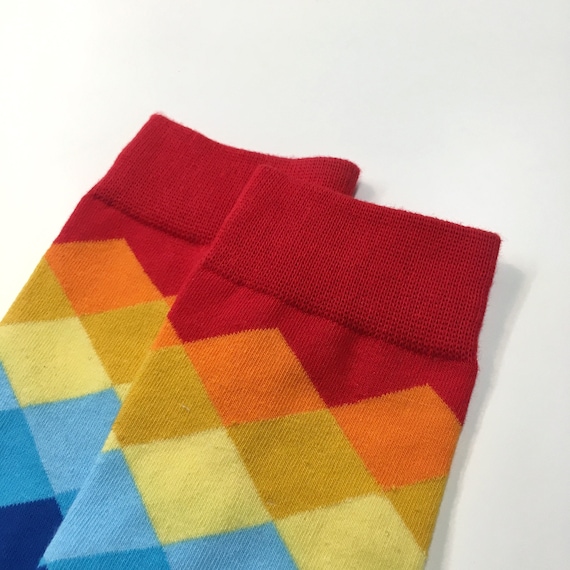 bright coloured womens socks