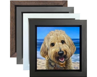 Framing for Custom Portraits and Original Acrylic Paintings by Ben Atkin