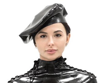 Latex Baseball Cap Abstract Lines | 3D Structured Latex  display picture 3