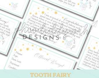 Tooth Fairy Letter | Tooth Fairy Receipt | Tooth Fairy Forgot Letter | Tooth Fairy is Late Letter | Tooth Fairy Prompts