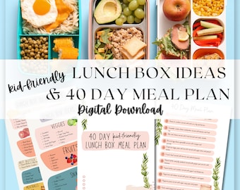 Ideen für die Lunchbox für Kinder | 40-Tage-Speiseplan (PDF)