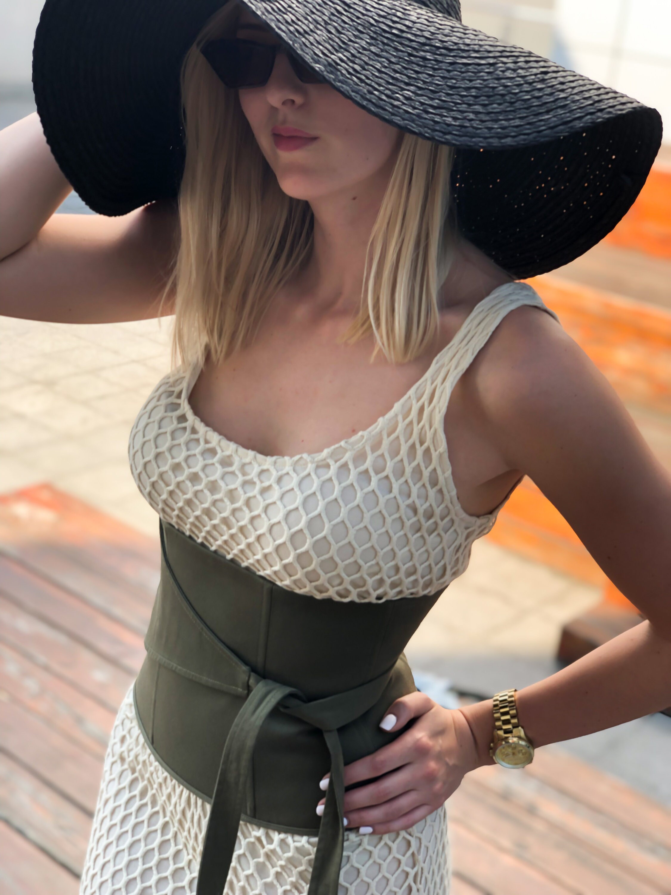 Bcbg corset cheap belt
