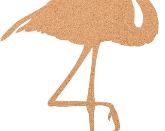 Pinnwand in Flamingo-Form - "CORKWORLD" die Pinnwand aus Kork  - 100% Naturkork - Wanddeko