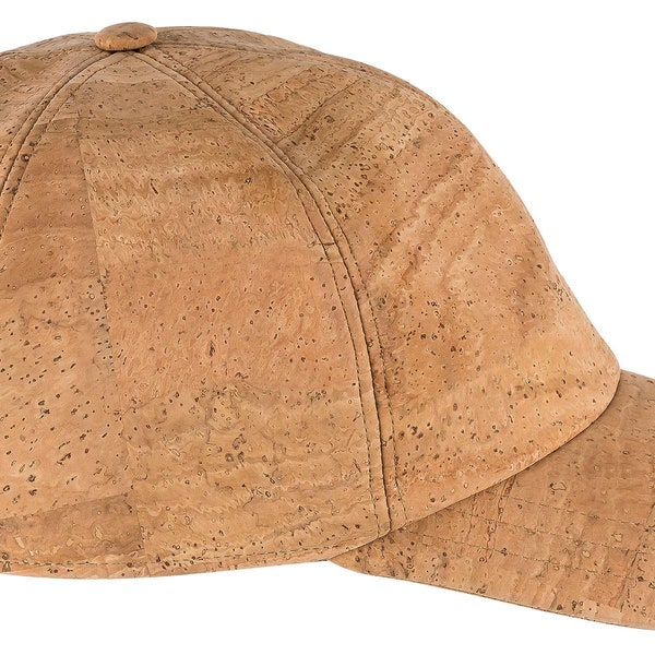 Basballcap aus Kork | Cap Schirmmütze aus Kork - beige oder braun - Natürlich & Nachhaltig