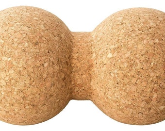 Faszienball Faszienrolle Rücken "Peanut" - Massageball aus Naturkork - Selbstmassage Faszien