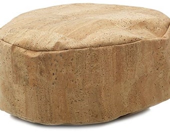 Yoga cushion made of cork fabric (cork cushion for yoga and meditation) | WITH and WITHOUT filling