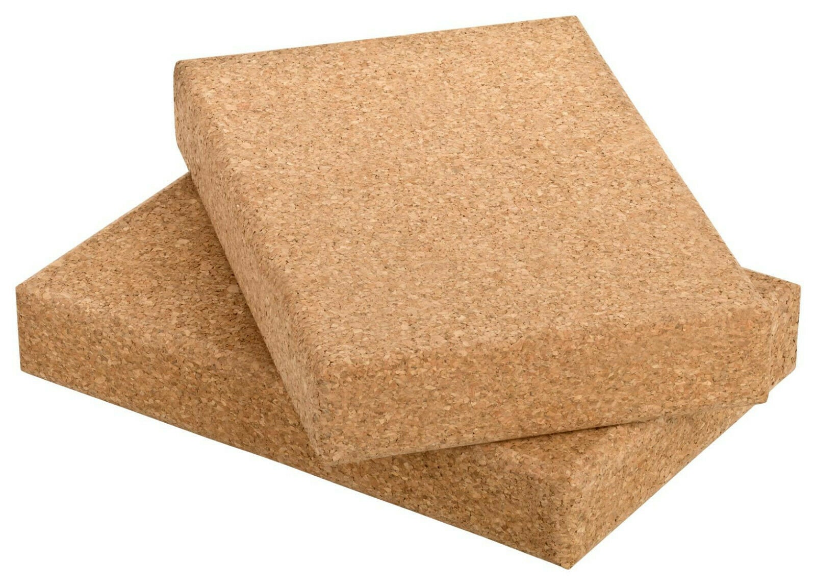 Narrow Yoga Block Made of Natural Cork 30 X 20 X 5 Cm Thin Flat