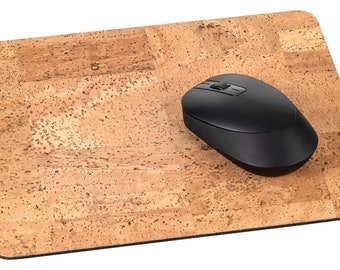 Mousepad cork | Cork mouse pad | Desk pad for office, home office & children's room | Computer mouse pad and much more