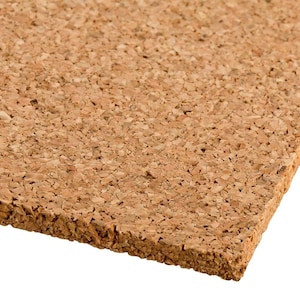 36.94 EUR/sqm cork pin board - 5 mm thick, 90 x 60 cm, cork pin board, cork insulation board, cork board