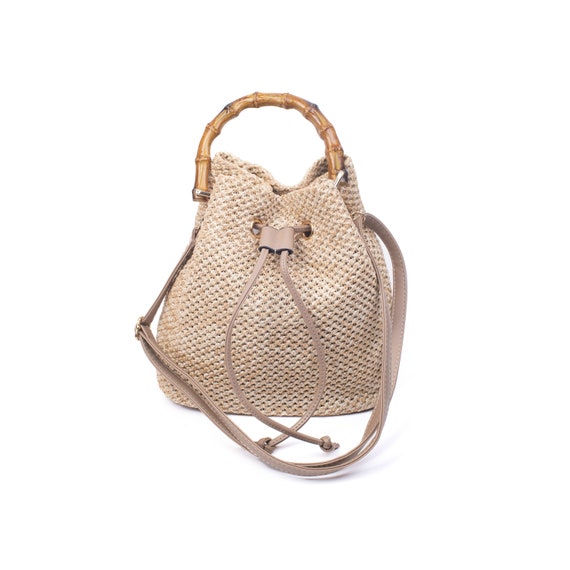 straw shoulder tote