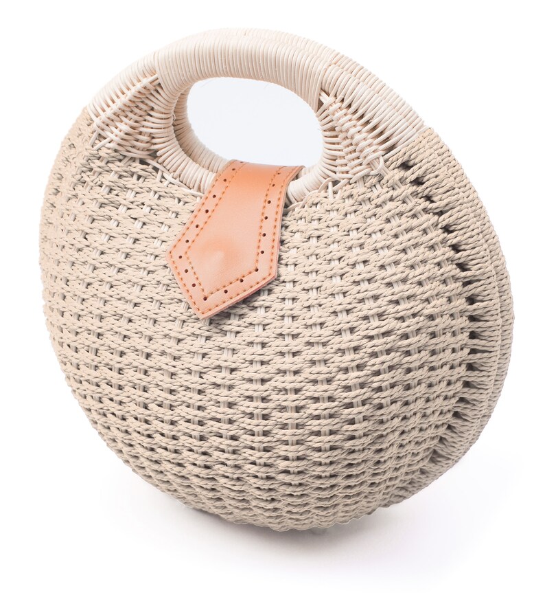 Brown Woven Straw Bag Handmade Straw Purse Seagrass Handbag - Etsy