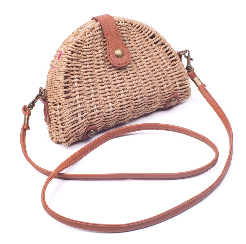 Woven Straw Bag Straw Shoulder Bag Straw Crossbody Bag Etsy
