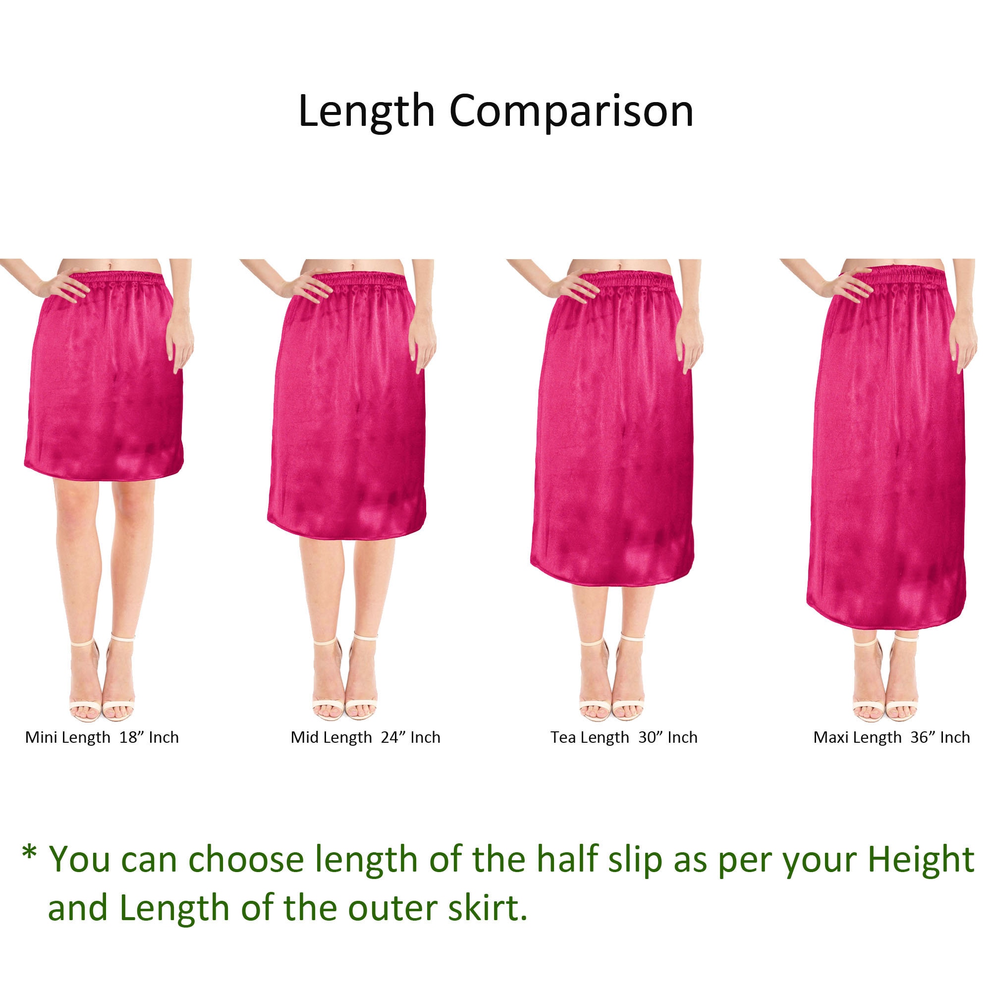 Satin Half Slip Skirt Underskirt Silk Lingerie Half Petticoat Etsy