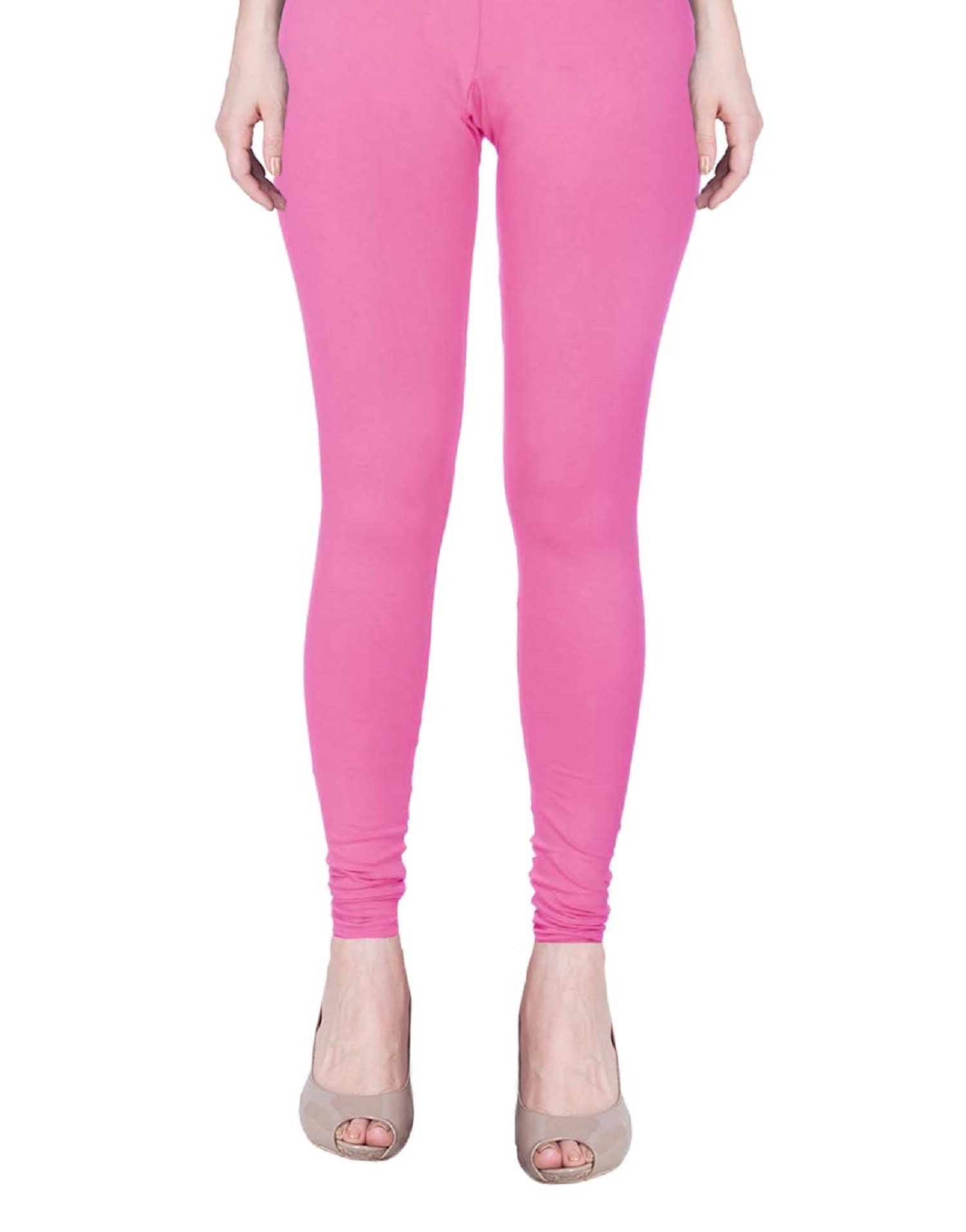 Legging Yoga Pants Cotton Lycra Plain 