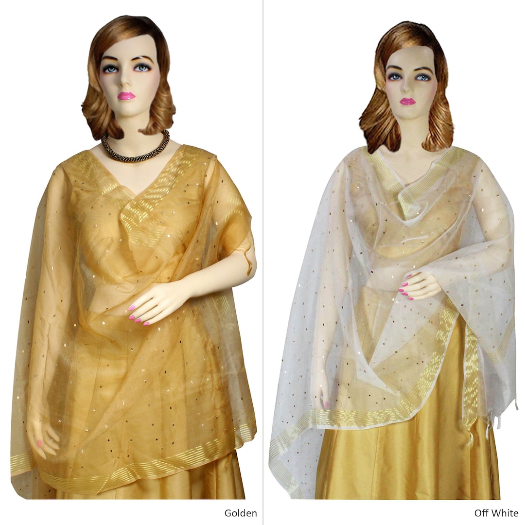 Diamond Embroidered Chunni
