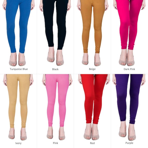 Buy online Multi Colored Cotton Lycra Leggings from Capris & Leggings for  Women by Gracit for ₹599 at 71% off | 2024 Limeroad.com