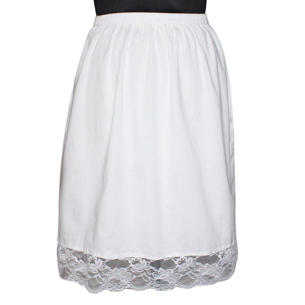 Cotton Half Slip Etsy