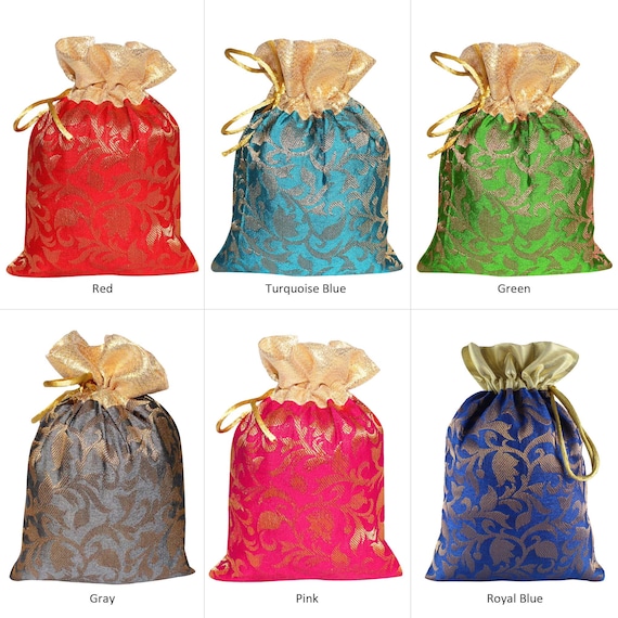 Small silk bags drawstring new arrivals