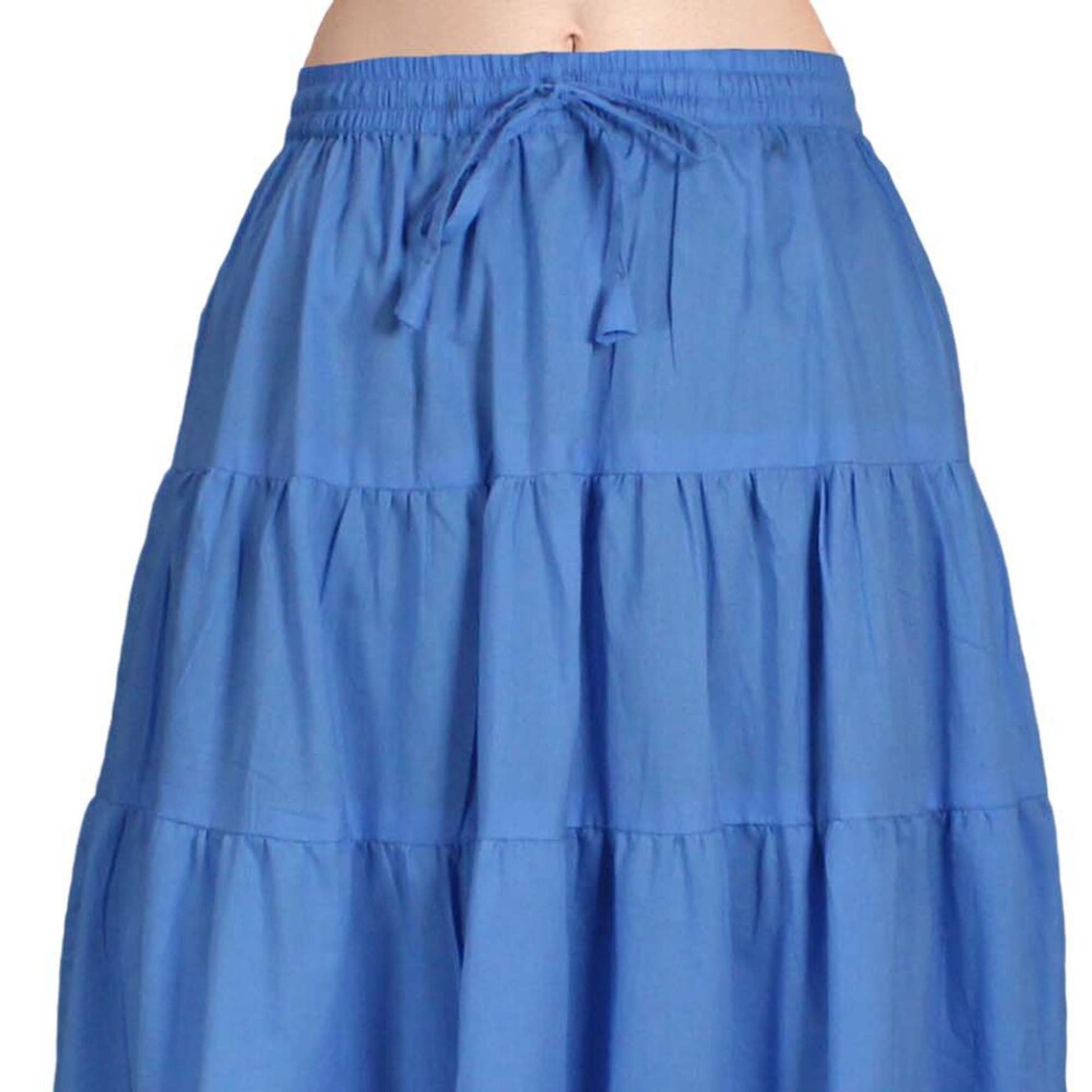 Long Skirt Beach Wear Cotton Maxi Skirt Summer Wear Bohemian Etsy