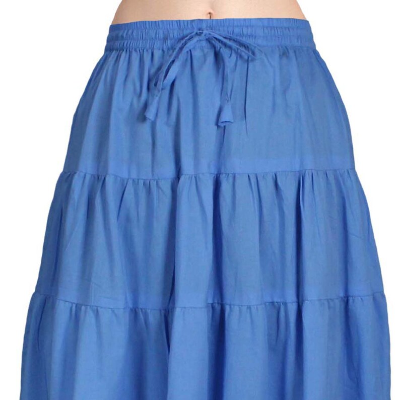 Long Skirt Beach Wear Cotton Maxi Skirt Summer Wear Bohemian Etsy