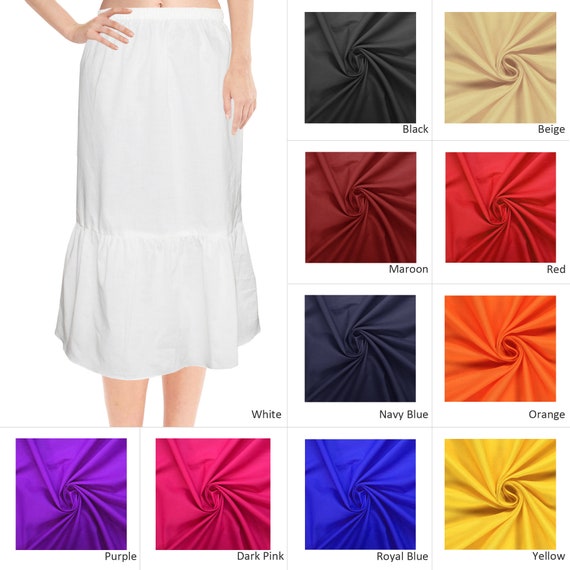 Cotton Half Slip Skirt for Women Underskirt, Half Slip Lingerie, Half  Petticoat, Slip for Dresses, Half Slip Lingerie -  Canada