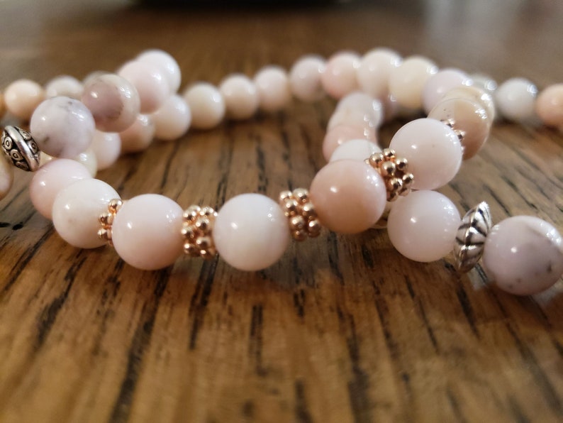 Pink Opal Stretch Bracelet