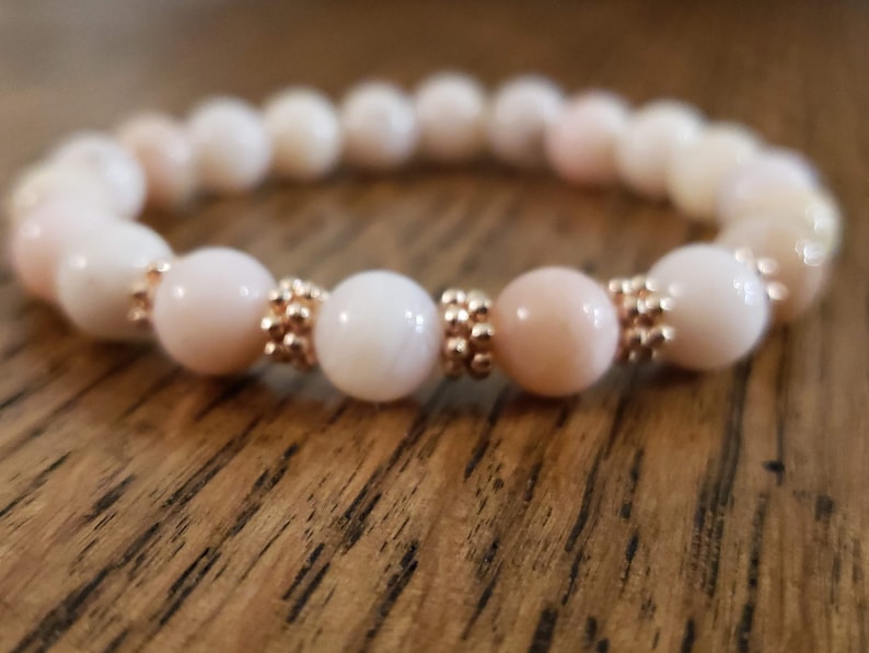 Pink Opal Stretch Bracelet