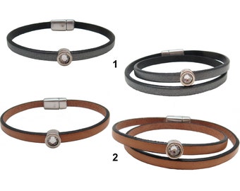 Swarovski Leather Strap