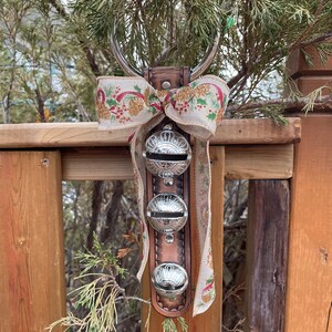 Christmas Sleigh Bell Door Hanger