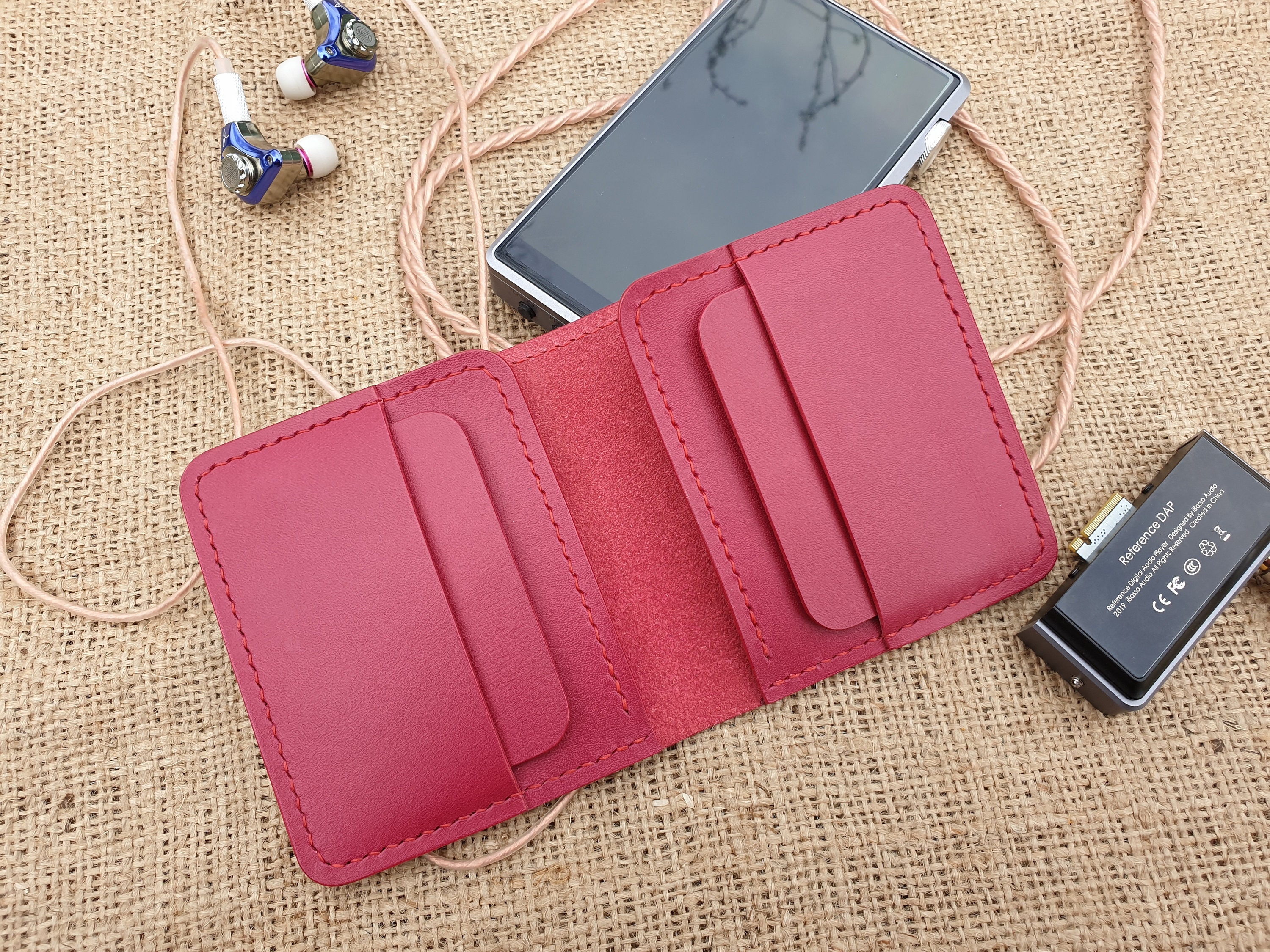 Cartera de tarjeta cartera minimalista porta tarjeta Etsy