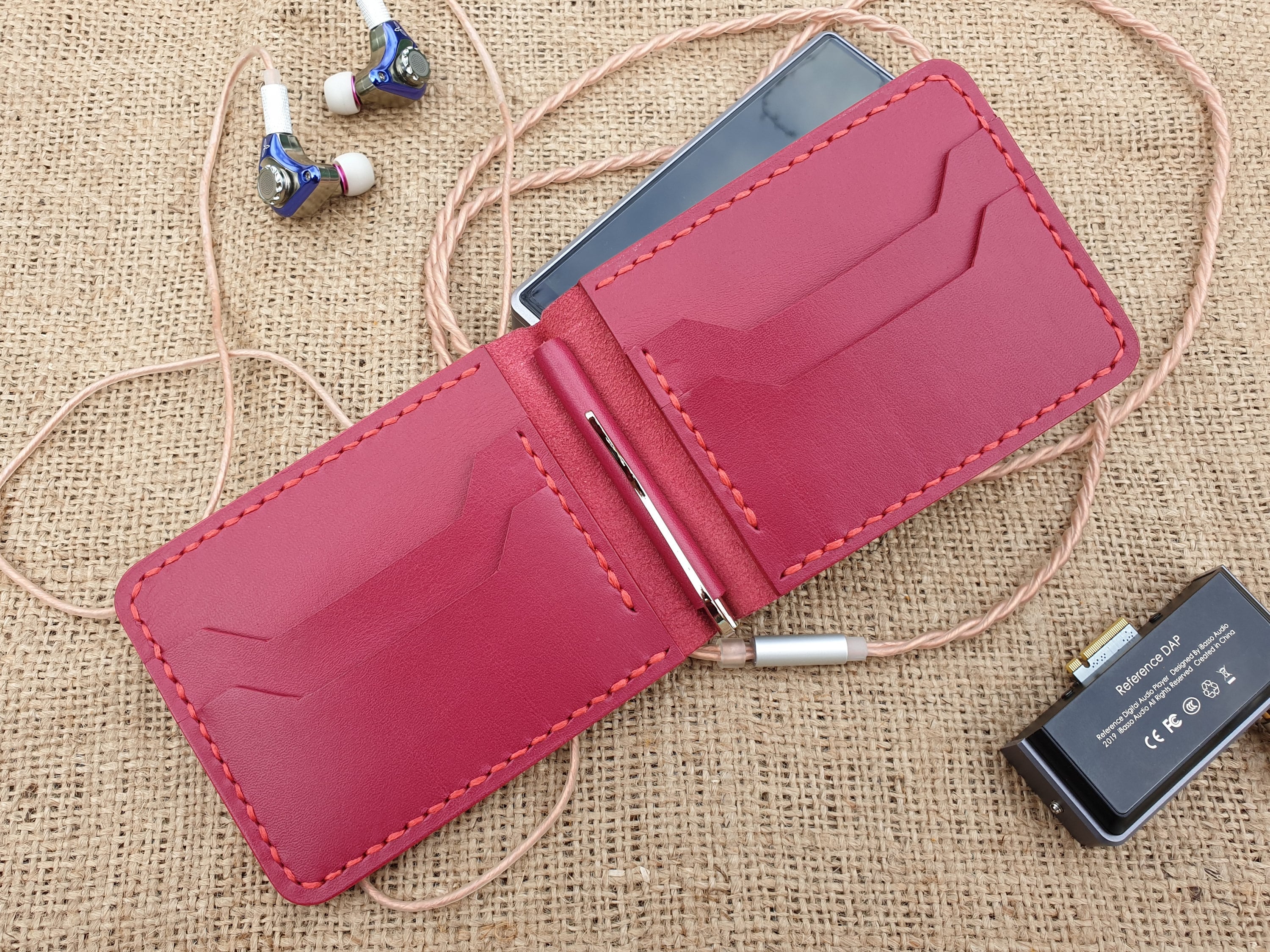 ladies money clip wallet