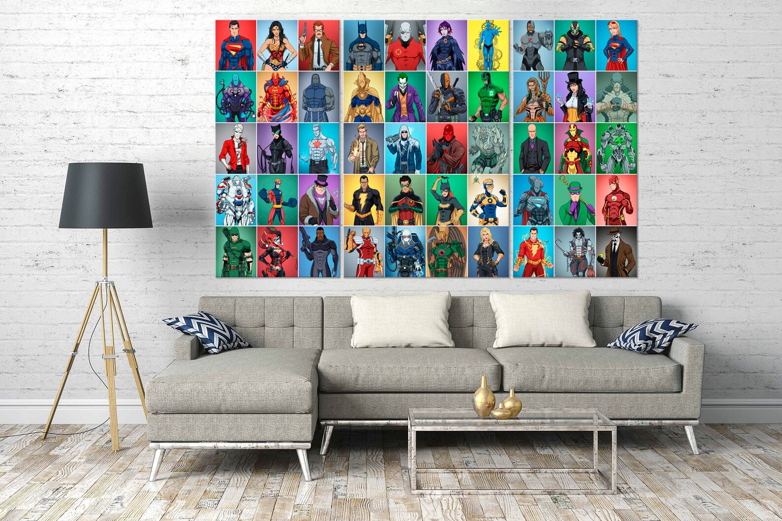 DC Comics Wall Art Superhero wall decor DC comics poster DC Etsy
