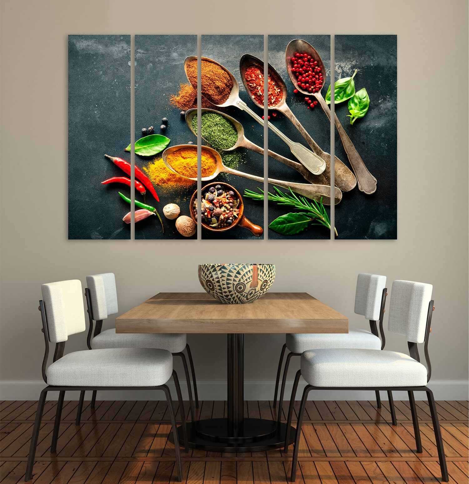 Dining Room Decor Kitchen Restaurant Decor Extra Large Wall Etsy