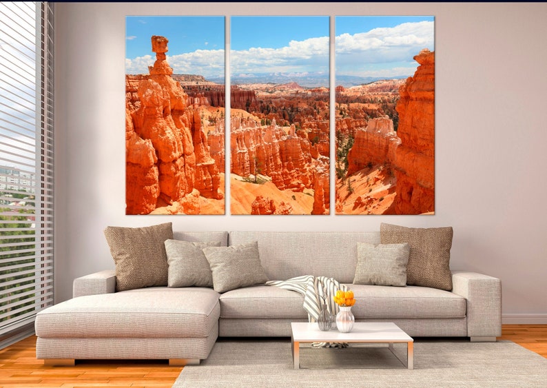 Bryce Canyon wall art National Park canvas print Bryce Canyon Etsy