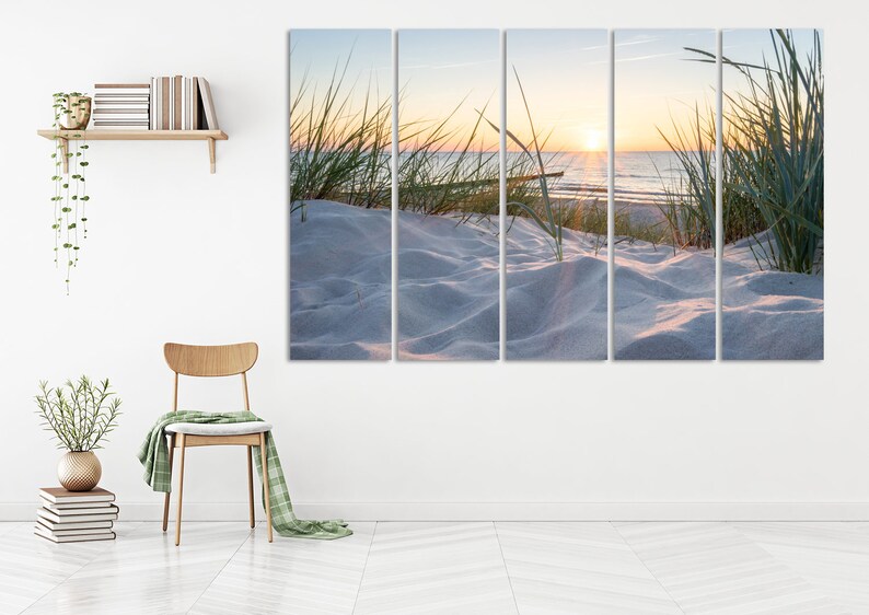 Baltic Sea Sunset Photography Nature Wall Art Extra Large | Etsy